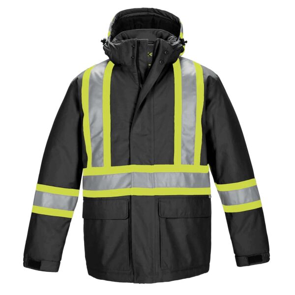 Armour - Hi-Vis Insulated Parka w/ Detachable Hood Thumbnail