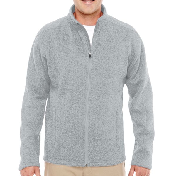 Devon & Jones Men's Bristol Full-Zip Sweater Fleece Jacket Thumbnail