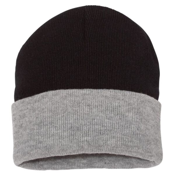 Colorblocked 12" Cuffed Beanie Thumbnail