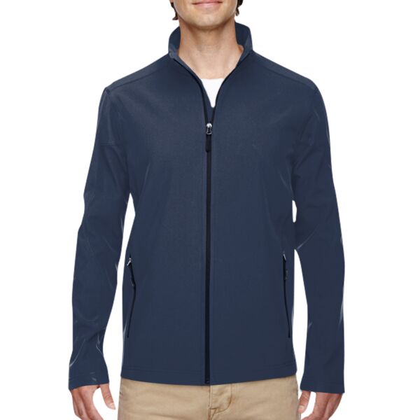 Core365 Men's Cruise Two-Layer Fleece Bonded Soft Shell Jacket Thumbnail